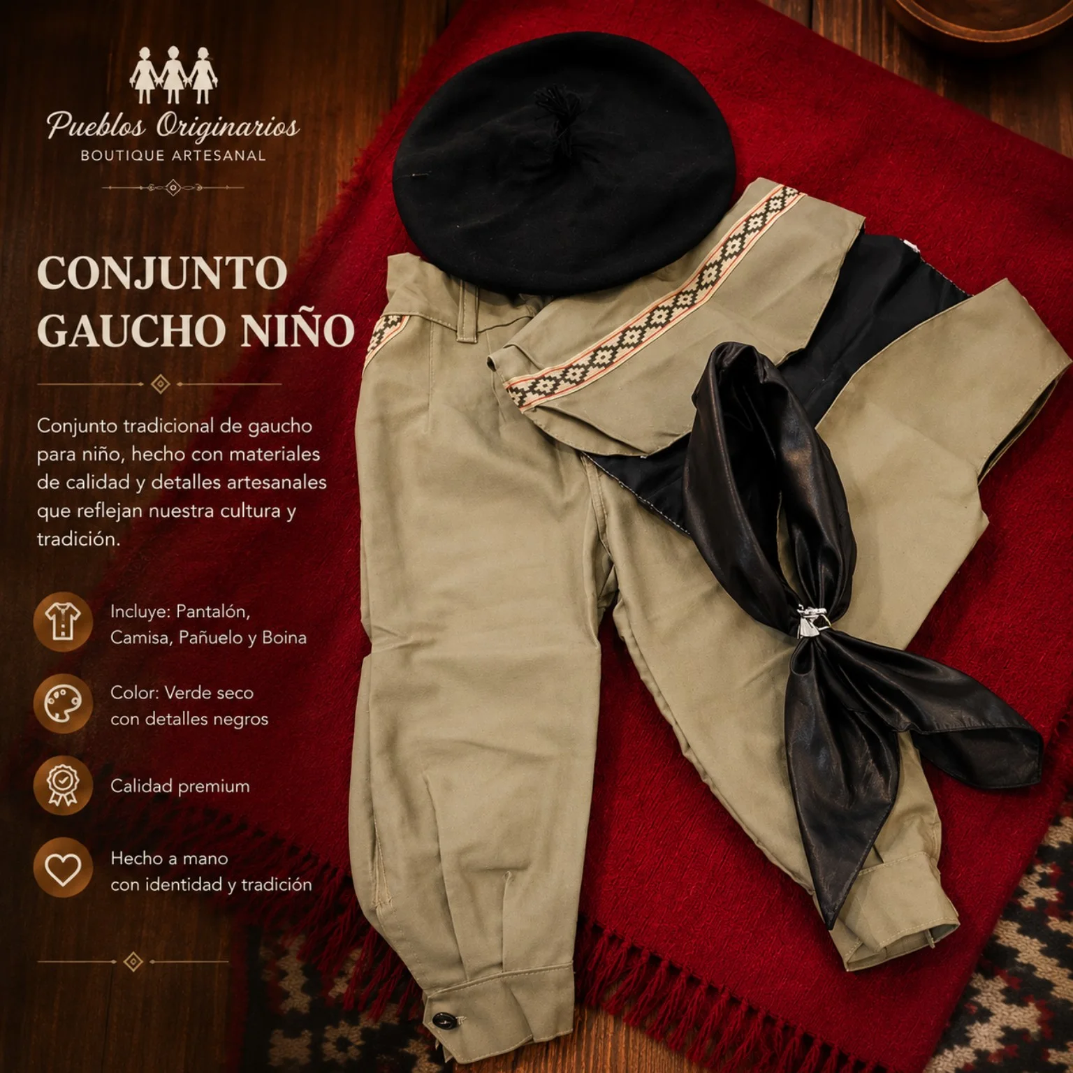 Conjunto Gaucho Niño