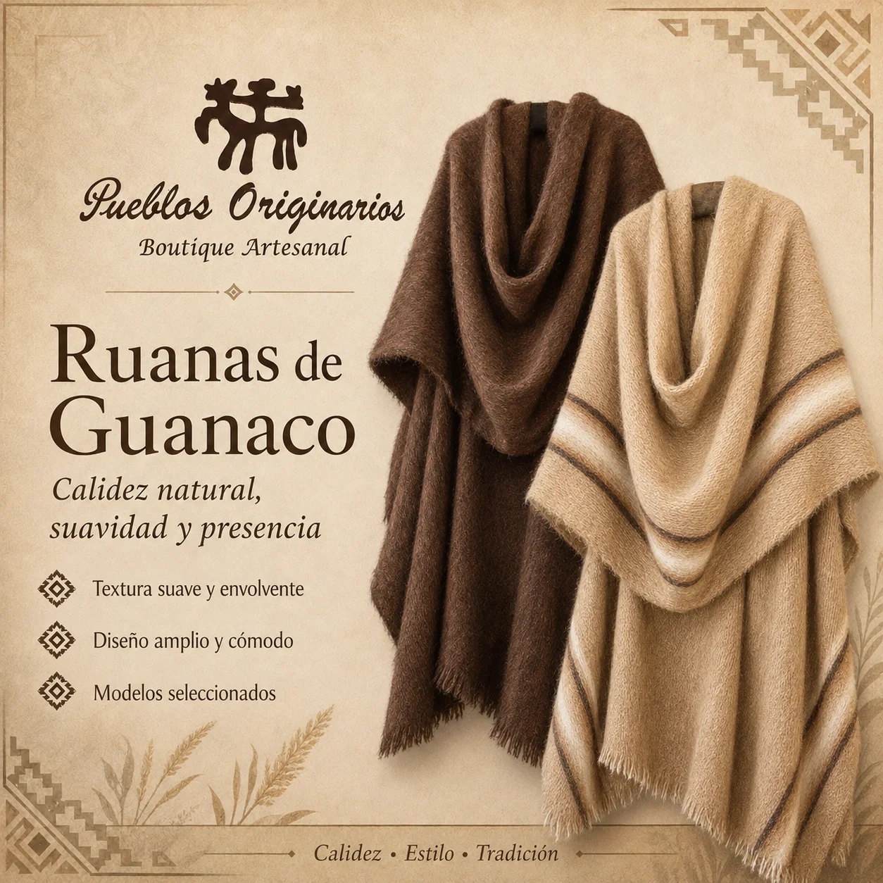 Ruanas de Guanaco