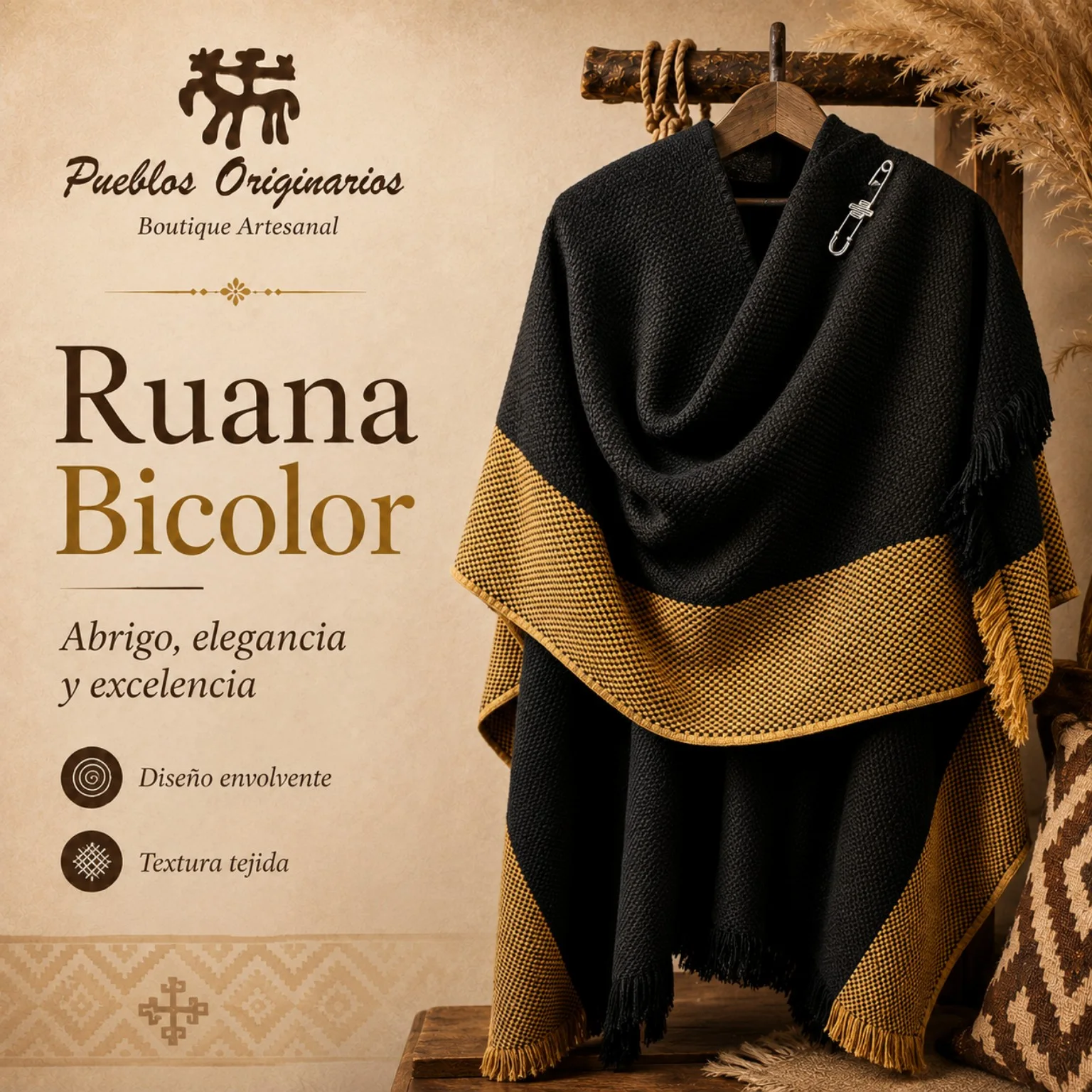 Ruana Bicolor