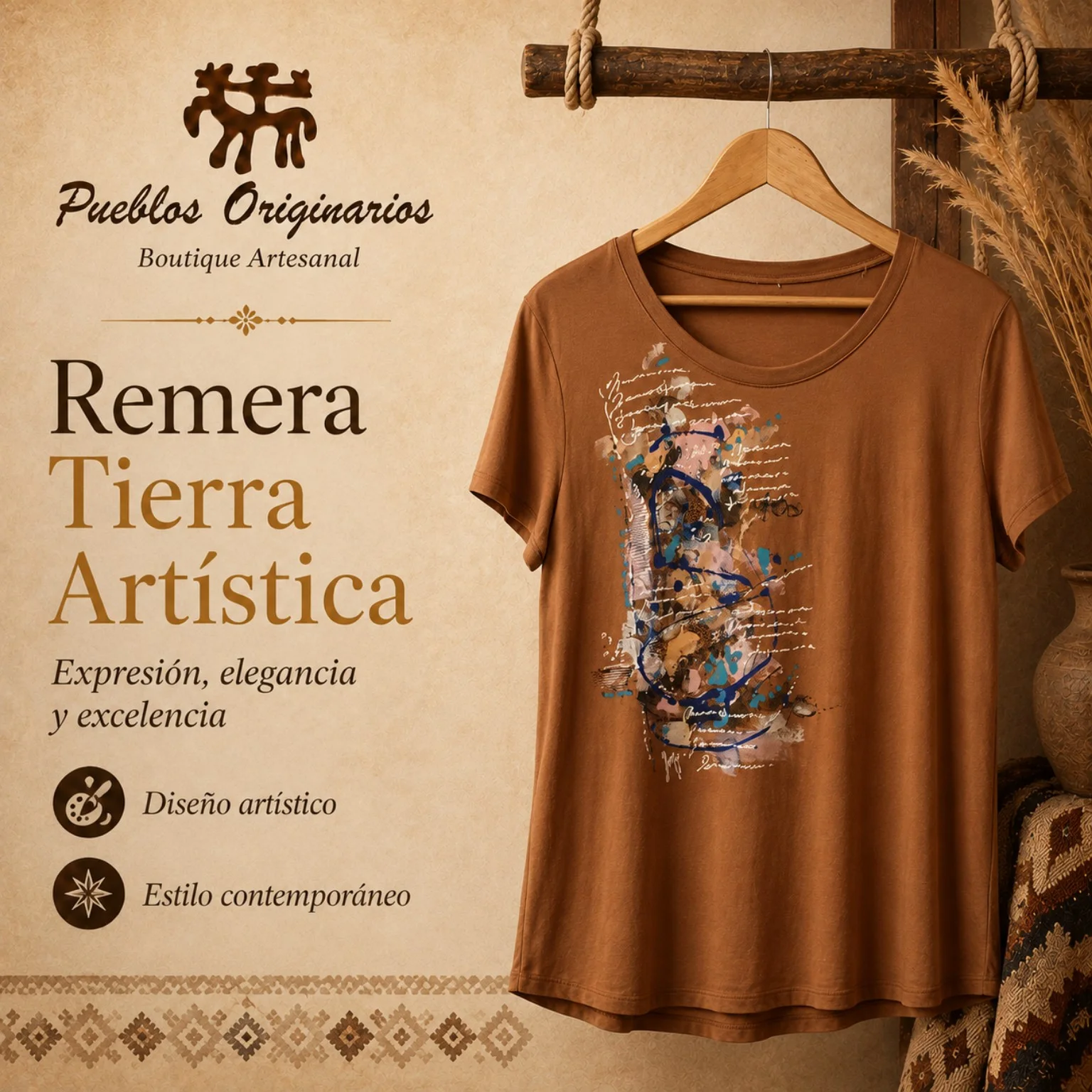 Remera Tierra Artística