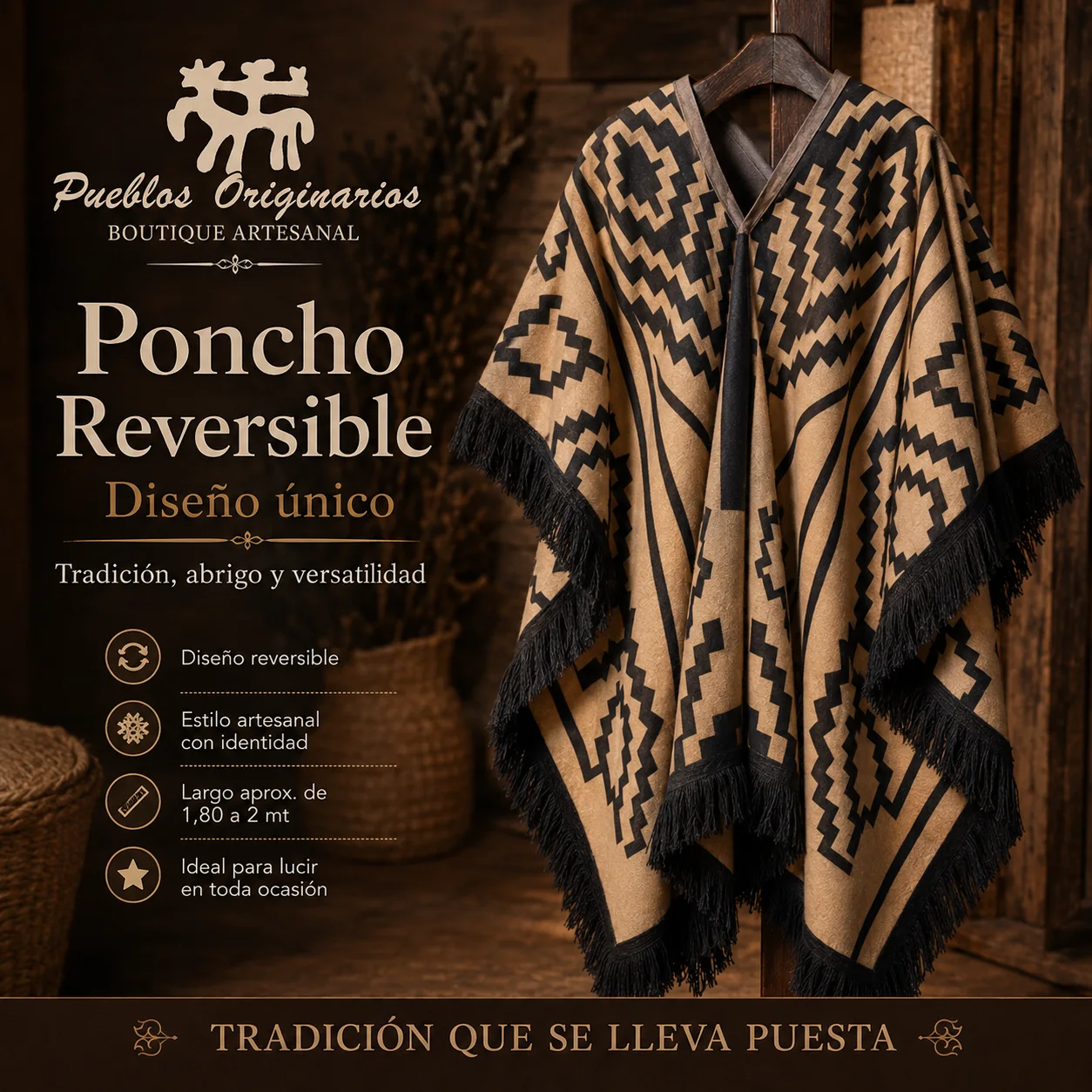 Ponchos Reversibles
