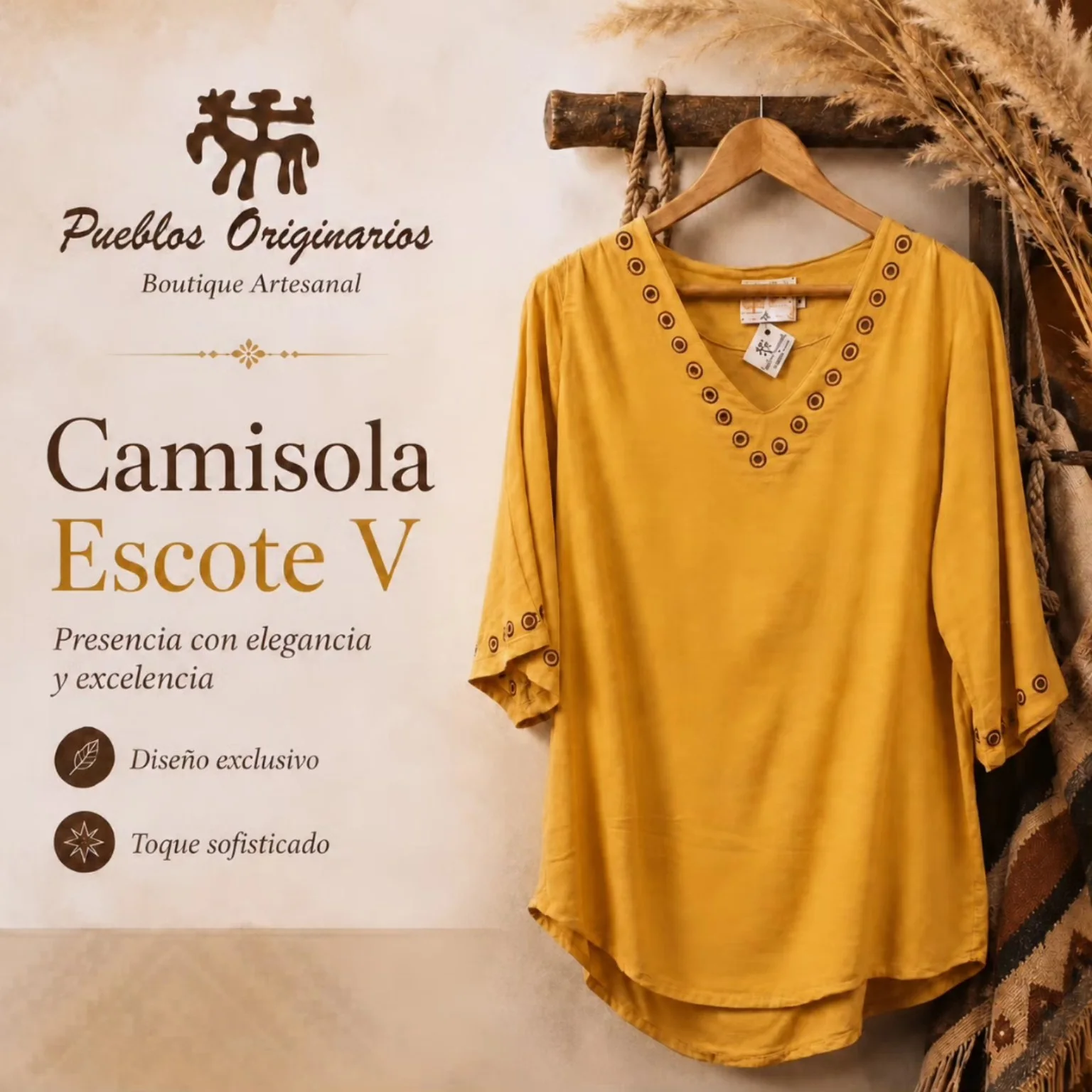 Camisola Escote V