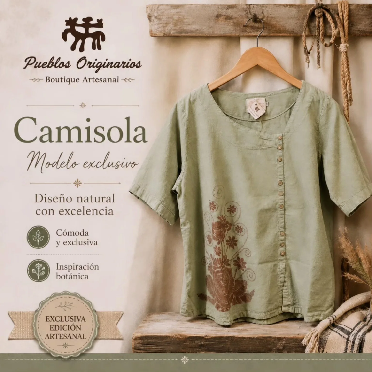 Camisola Botánica